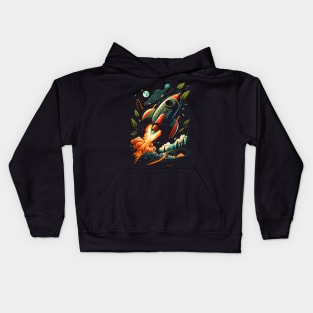 Rocket Leaves Kids Hoodie